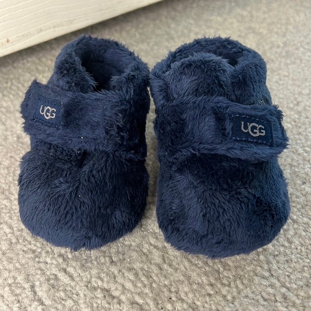 UGG Baby Bootie Bixbee, NAVY EUC, Size 0-1